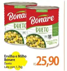 Atacadão Ervilha e Milho Bonare Dueto Lata oferta
