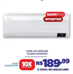 DB Supermercados Cond ar samsung 12.0000 INVERTER oferta