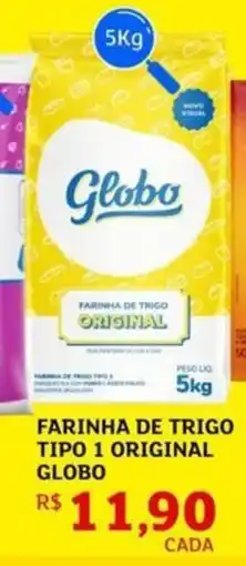 Assaí Atacadista Farinha de trigo tipo 1 original globo oferta