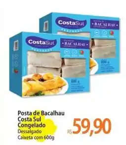 Atacadão Posta de Bacalhau Costa Sul Congelado Dessalgado Caixeta oferta