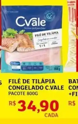 Assaí Atacadista File de tilapia coneglado c.vale oferta