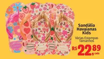 Supermercados Mateus Sandália Havaianas Kids oferta
