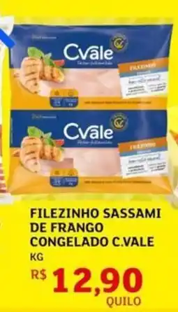 Assaí Atacadista Filezinho sassami de frango congelado c.vale oferta