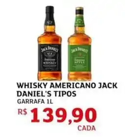 Assaí Atacadista Whisky americano jack daniel's tipos oferta
