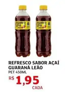 Assaí Atacadista Refresco sabor açaí guaraná leão pet oferta