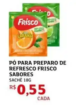 Assaí Atacadista Pó para preparo de refresco frisco sabores sache oferta