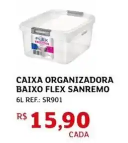 Assaí Atacadista Caixa organizadora baixo flex sanremo oferta