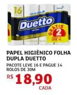 Assaí Atacadista Papel higiênico folha dupla duetto oferta