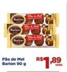 Tatico Pao de Mel Barion 90g oferta