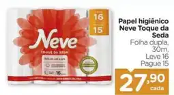 Carrefour Papel higiênico Neve Toque da Seda oferta