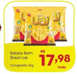 Novo Atacarejo Batata Bem Brasil Uai Congelada oferta