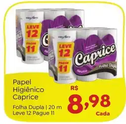 Novo Atacarejo Papel Higiênico Caprice oferta
