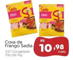 Novo Atacarejo Coxa de Frango Sadia IQF Congelada Pacote oferta