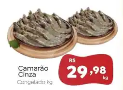 Novo Atacarejo Camarão Cinza Congelado oferta