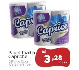 Novo Atacarejo Papel Toalha Capriche oferta