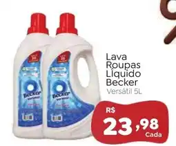 Novo Atacarejo Lava Roupas Líquido Becker oferta