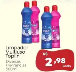 Novo Atacarejo Limpador Multiuso Toplin oferta