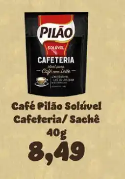 Supermercados Tauste Café Pilão Solúvel Cafeteria/ Sachê oferta
