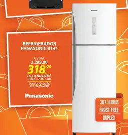 Lojas Cem Refrigerador panasonic BT41 oferta