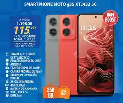 Lojas Cem Smartphone moto g35 XT2433 5G oferta
