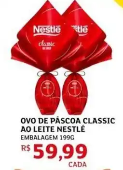 Assaí Atacadista Ovo de páscoa classic ao leite nestlé embalagem oferta