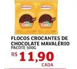 Assaí Atacadista Flocos crocantes de chocolate mavalério pacote oferta