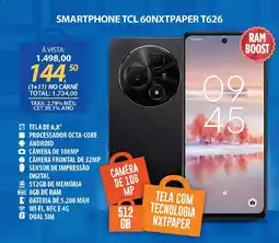 Lojas Cem Smartphone tcl 60nxtpaper t626 oferta