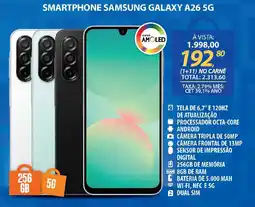 Lojas Cem Smartphone samsung galaxy a26 5g oferta