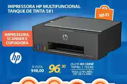 Lojas Cem Impressora hp multifuncional tanque de tinta 581 oferta