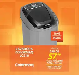 Lojas Cem Lavadora colormaq lcs10 oferta