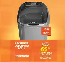 Lojas Cem Lavadora colormaq lcs15 oferta