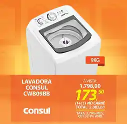 Lojas Cem Lavadora consul cwb09bb oferta