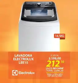 Lojas Cem Lavadora electrolux lee15 oferta