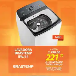 Lojas Cem Lavadora brastemp bwj14 oferta
