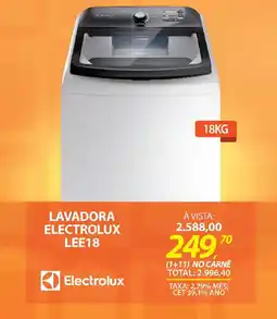 Lojas Cem Lavadora electrolux lee18 oferta