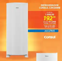 Lojas Cem Refrigerador consul cra30mb oferta