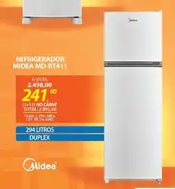 Lojas Cem Refrigerador midea md-rt411 oferta