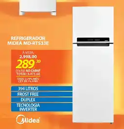 Lojas Cem Refrigerador midea md-rt533e oferta