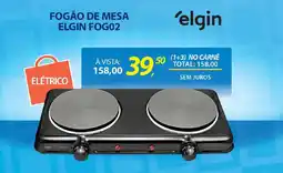Lojas Cem Fogão de mesa elgin fogo2 oferta