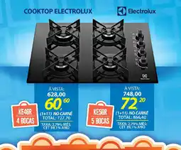 Lojas Cem Cooktop electrolux 4 bocas oferta