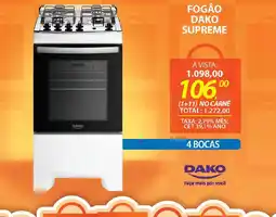 Lojas Cem Fogão dako supreme oferta