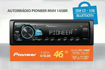 Lojas Cem Autorrádio pioneer mvh 145br oferta
