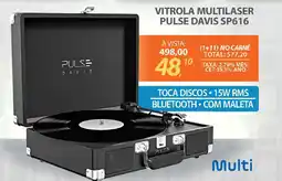 Lojas Cem Vitrola multilaser pulse davis sp616 oferta