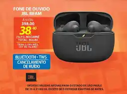 Lojas Cem Fone de ouvido jbl beam oferta