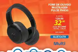 Lojas Cem Fone de ouvido multilaser pulse ph430 oferta