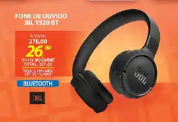 Lojas Cem Fone de ouvido jbl t520 bt oferta