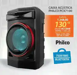 Lojas Cem Caixa acústica philco pcx7100 oferta