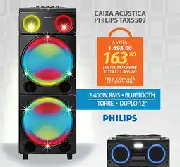 Lojas Cem Caixa acústica philips tax5509 oferta
