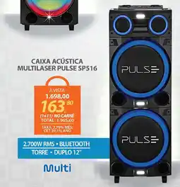Lojas Cem Caixa acústica multilaser pulse sp516 oferta