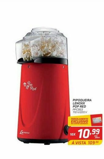 GBarbosa Pipoqueira lenoxx pop red oferta